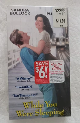 While You Were Sleeping VHS 1995 Sandra Bullock *NEW/SEALED* - Image 1 of 3