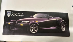 Vintage 90’s  Plymouth Prowler Original Car Sales Brochure Folder Panoramic - Picture 1 of 6