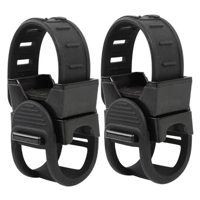 2X 360 Degree Rotation  Cycling Flashlight Mount Holder Front Light Torch4385 - Image 1 of 4