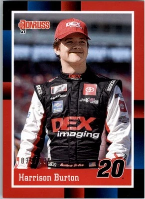 2021 Donruss Red #179 Harrison Burton RETRO /299 - Racing - Image 1 of 2