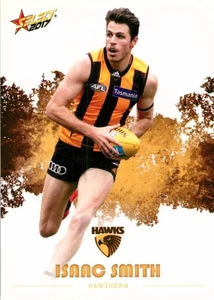 2017 Hawthorn Hawks AFL Select Footy Stars Card - Isaac Smith - Picture 1 of 3