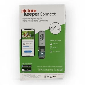 Picture Keeper Connect Photo & Video USB Flash Drive for PC/Mac (Untested) - Afbeelding 1 van 4