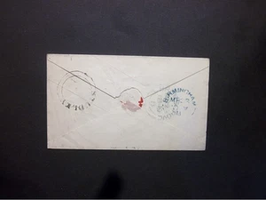 GB Warwickshire Stationery QV 1d Envelope 141 numeral STUDLEY & HENLEY IN ARDEN - Picture 1 of 2