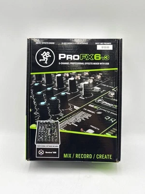 Mackie ProFX6v3 6-Channel Professional Effects Mixer With USB - Image 1 of 4