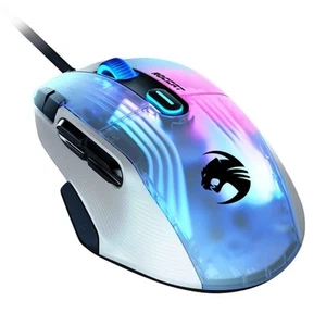 Roccat Kone XP Ergonomic Performance 3D Lighting RGB Wired Gaming Mouse - White - Picture 1 of 6