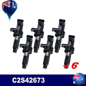 6X Ignition Coils for Jaguar S-Type X-Type 6 Cyl. 2.1L 2.5L 3.0L C2S42673 OE - Picture 1 of 9