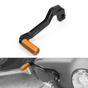 Black w/ Orange Foot Shifter Pedal Lever For Harley Dyna Daytona FXDB-D 1991-92 - Picture 1 of 10