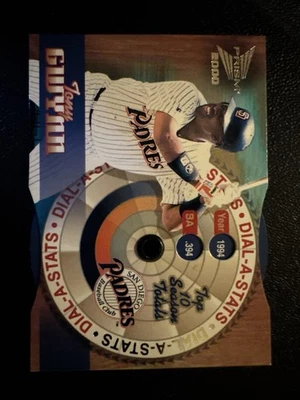 2000 Pacific Prism Baseball Tony Gwynn Dial-A-Stats Card #8 - Image 1 of 4