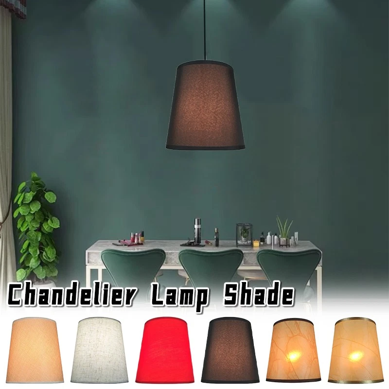 Nordic Chandelier Lamp Shade Cloth Bedside Table Ceiling Light Cover Modern E27  - Image 1 of 4