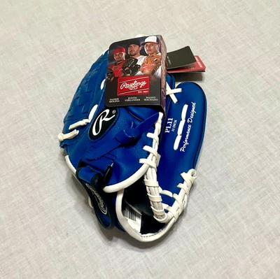 Rawlings R Glove Jose Reyes Autograph Model PL11  11 Inch Youth Blue White - Image 1 of 4