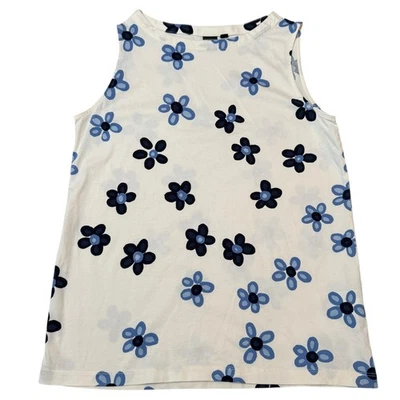 Camiseta sin mangas gráfica Uniqlo x MARIMEKKO estampado floral - talla pequeña Foto 1 de 4