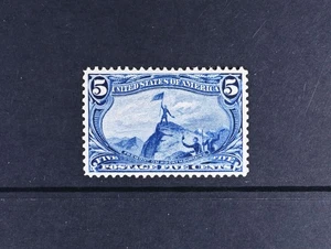 USA Scott # 288 F-VF OG NH 5c Trans-Mississippi Stamp Cat $290 - Picture 1 of 2