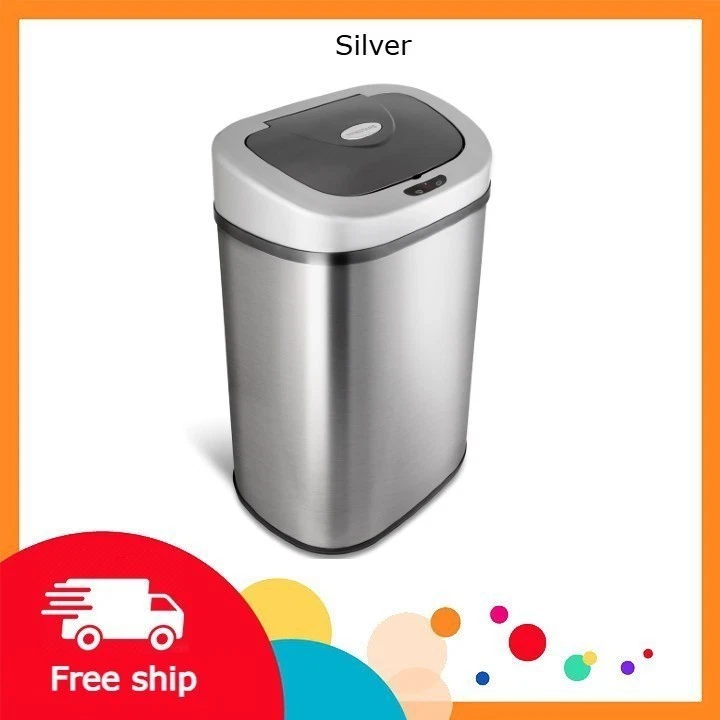 Nine Stars Automatic Trash Can,21Gallon Stainless Steel,Motion Sensor Hands Free