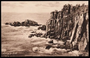 Lands End Cliffs Cornwall Frith Postcard - Picture 1 of 2