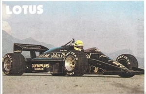 ⭕VTG Formula 1 LOTUS AYRTON SENNA pocket calendar 1985 F1 pilot - Picture 1 of 2