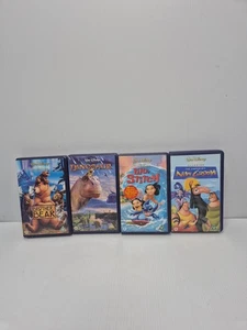 Walt Disney Classics-VHS Bundle- Lilo & Stitch,brother Bear,new Groove,dinosaur - Foto 1 di 8