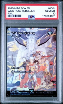 PSA 10 - Wild Rose Rebellion 0004 Foil Final Fantasy Through the Ages MTG Magic - Image 1 of 3