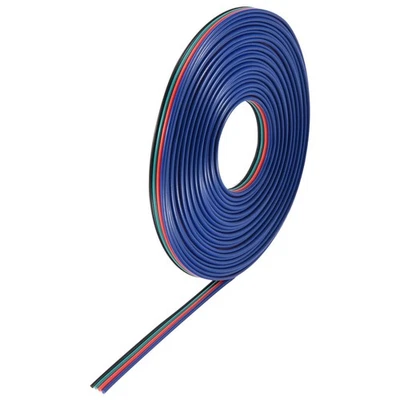 4 Pin  Connector Cable Cord For LED RGB Strip 3528 50506090 - Image 1 of 4