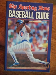 1988 SPORTING NEWS BASEBALL GUIDE ANDRE DAWSON CHICAGO CUBS - Picture 1 of 17