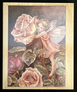 Stamps Happen Rubber Stamps Rose Flower Fairy - Picture 1 of 2