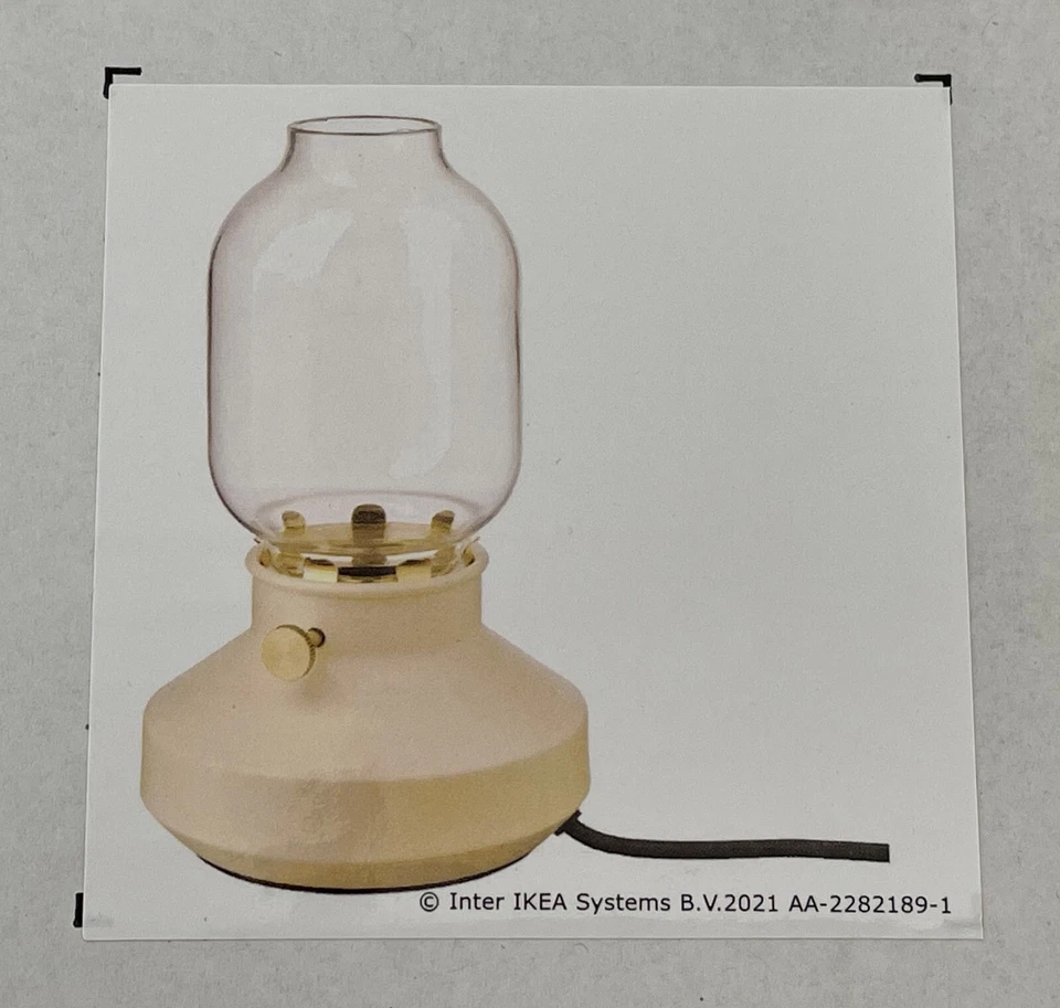 IKEA TÄRNABY TARNABY Dimmable Table Lamp Beige (105.080.79)