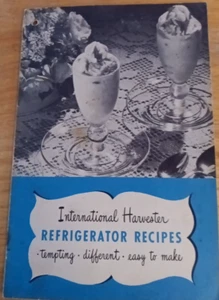 Booklet International Harvester Kühlschrank Rezepte 15 Seiten Vintage 1947 - Bild 1 von 5
