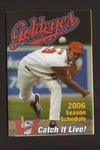 Winnipeg Goldeyes--Horario de bolsillo 2006--Rogers Wireless--Liga del Norte - Imagen 1 de 2