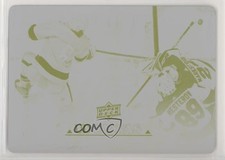 2021-22 Upper Deck Series 1 UD Canvas Printing Plate Yellow 1/1 Brock Boeser qe7