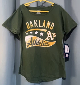 NWT Genuine Merchandise Official Oakland A's Athletics girls sz 7/8 Shirt - Picture 1 of 3
