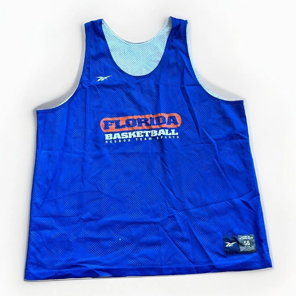 Двусторонняя мужская футболка Florida Gators XXL для тренировок баскетбола Reebok Y2k винтаж - Изображение 1 из 4