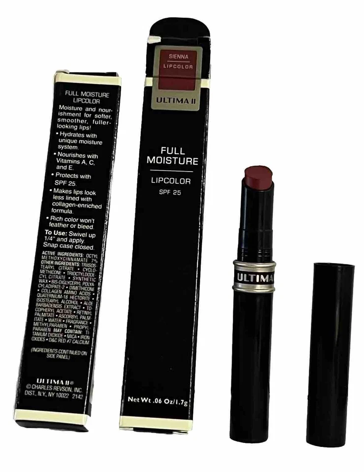 2 lipsticks Ultima ll Full Moisture Lip Color SPF 25   SIENNA - Image 1 of 1