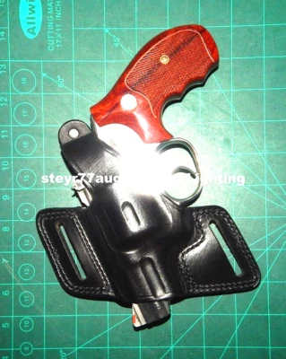 Bianchi Black Widow 15711 LH Leather S&W L Frame 586 686 Colt Python Ruger GP100 - Image 1 of 4