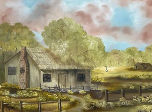 original Ölgemälde signierte Landschaft - Bild 1 von 2