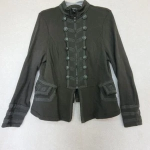 Women's Torrid Military Jacket Green Size 0, *flaw* - Picture 1 of 8