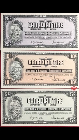 1974 Canadian Tire 5,10 & 25 Cents Set - CHunc Cover