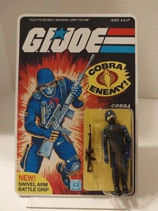 GI JOE Cobra Soldier Mint In Package Made By HASBRO In 1983 Recarded - Picture 1 of 8