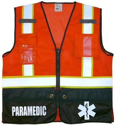 Paramedic Survivor Safety Vest, Type R Class 2 with Reflective logos - Image 1 of 4