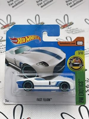 DIE CAST " FAST FELION HW EXOTICS " HOT WHEELS SCALA 1/64 - Immagine 1 di 2