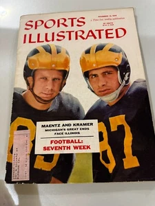 Nov 12, 1956 Sports Illustrated, Michigan Football Maentz and Kramer - Picture 1 of 2