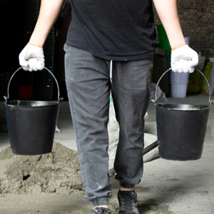 Portable Plastering Heavy Bucket For Construction Site Cement Outdoor - Picture 1 of 12