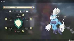 THUNDURUS THERIAN 6IV FULLY TRAINED + ALL MOVES - LEGGENDE POKEMON: ARCEUS - Imagen 1 de 3