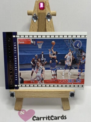 KARL-ANTHONY TOWNS 2022 Panini NBA Hoops Lights, Camera, Action #5 - Image 1 of 4