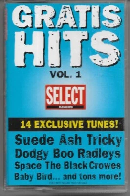 SELECT GRATIS HITS VOL. 1 Cassette Tape Suede/Black Crowes/Space/Deus/Ash/Tricky - Image 1 of 4