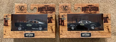 M2 MACHINES LUNATI BOOTLEGGER 1970 Oldsmobile Cutlass 442 W-30 S-48 & 66 Charger - Image 1 of 4