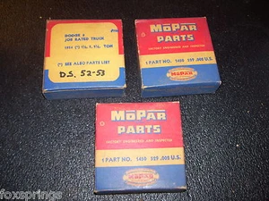 1954 Dodge Truck 1952 1953 DeSoto Crankshaft Bearings NOS  - 1450529 - D393 - Picture 1 of 1