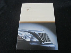 2002 2003 Mercedes Benz Maybach 57 62 Broschüre seltene Einführung US Verkaufsmappe - Bild 1 von 3