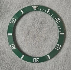 Inserto de bisel de cerámica 38 mm verde Rolex Submariner Seiko SKX SRPD Hulk  - Imagen 1 de 8
