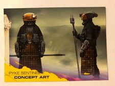 2018 Topps Solo Star Wars Story #96 Pyke Sentinel Concept Art YELLOW NrMint-Mint