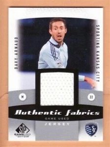 2011 SP Game Used MLS Authentic Fabrics #DA Davy Arnaud WHITE Jersey - Flat S/H - Bild 1 von 1