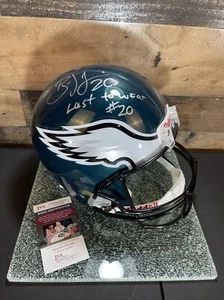 Brian Dawkins Eagles "Last to Wear 20" FULL SIZE AUTOGRAPHED AUTO HELMET JSA COA - Picture 1 of 5